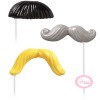 Molde Bigodes Lollipops